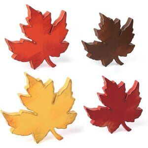Fall Leaves Decorations for Home Indoor, Farmhouse Thanksgiving Table